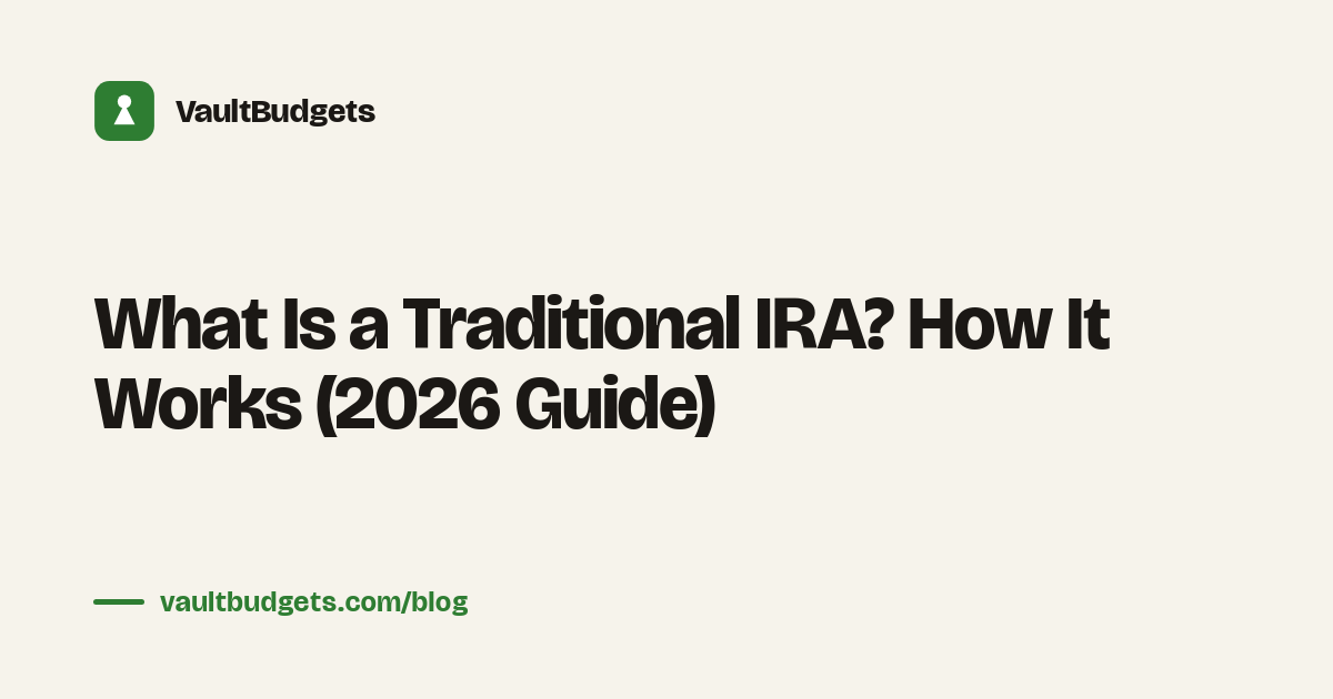 What is a traditional IRA: a deductible retirement contribution growing tax-deferred over decades until withdrawn in retirement