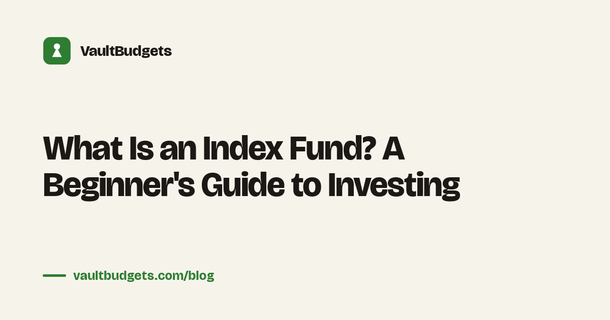 What is an index fund: one basket holding slices of hundreds of companies, growing from a $100 monthly habit into a six-figure portfolio over 30 years